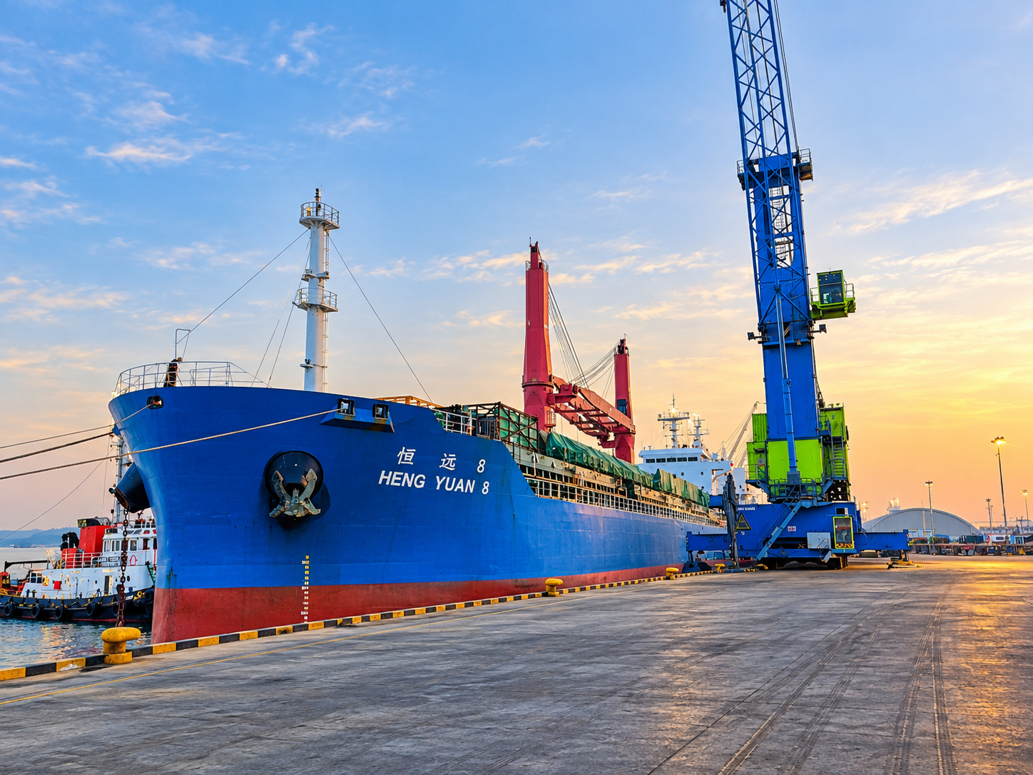 MV Heng Yuan 8 berthed at North Jamrud, Tanjung Perak Port, Surabaya.